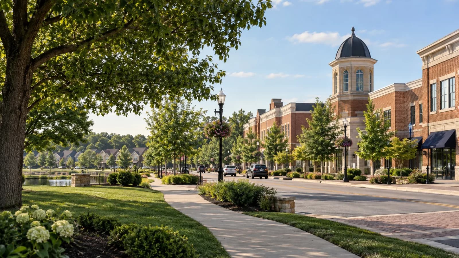 A representative view of Brownsburg, Indiana