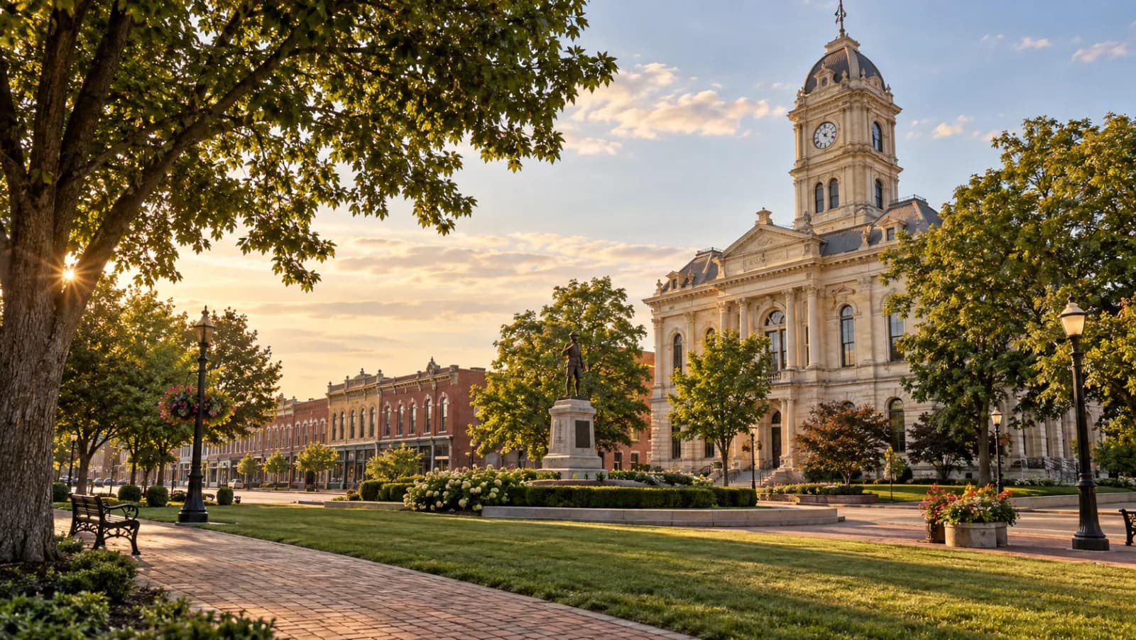 Representative view of Noblesville, Indiana