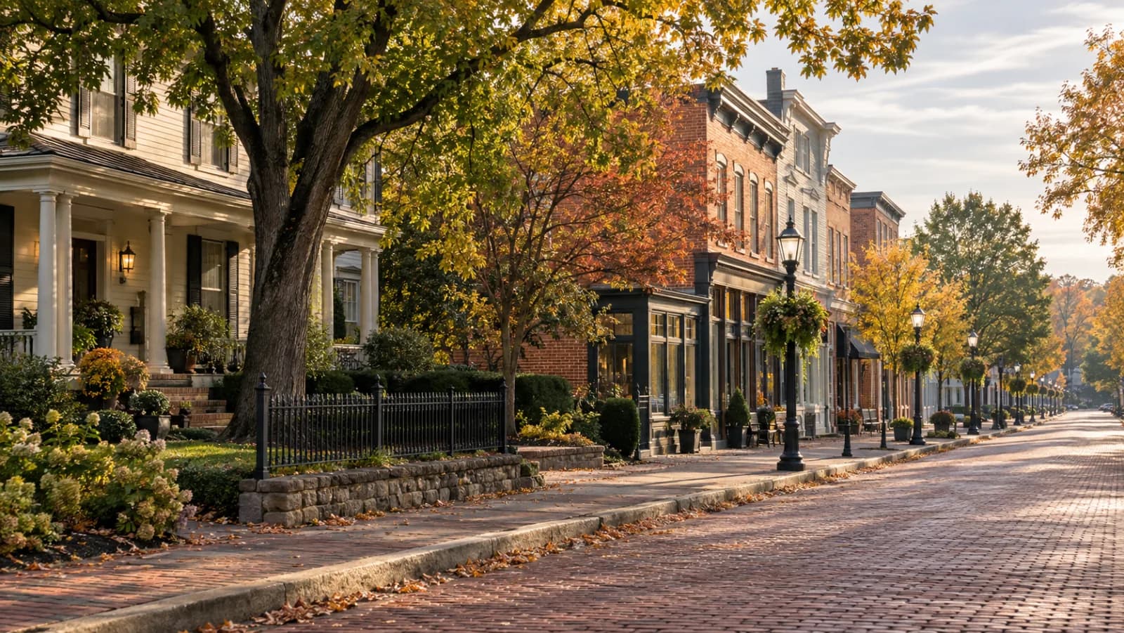 A representative view of Zionsville, Indiana