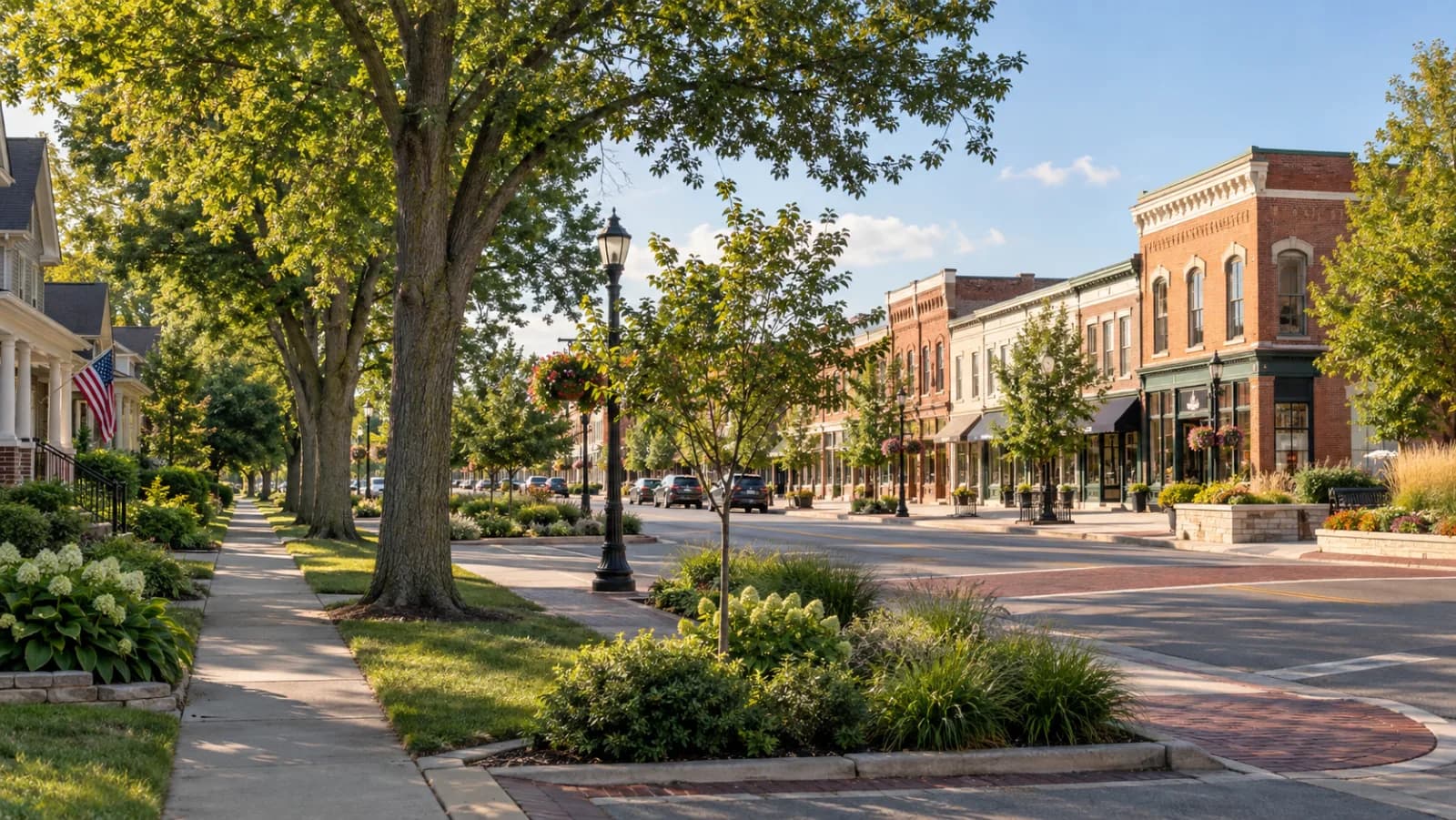 A representative view of Greenwood, Indiana