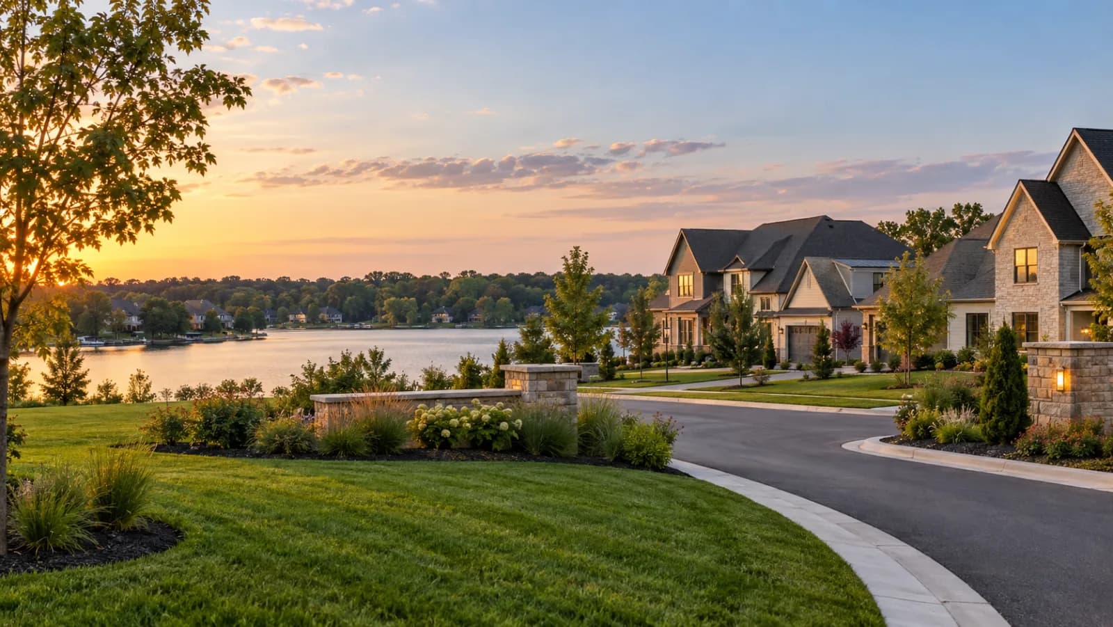 A representative view of McCordsville, Indiana